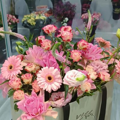 Bag Mix pink flowers bag